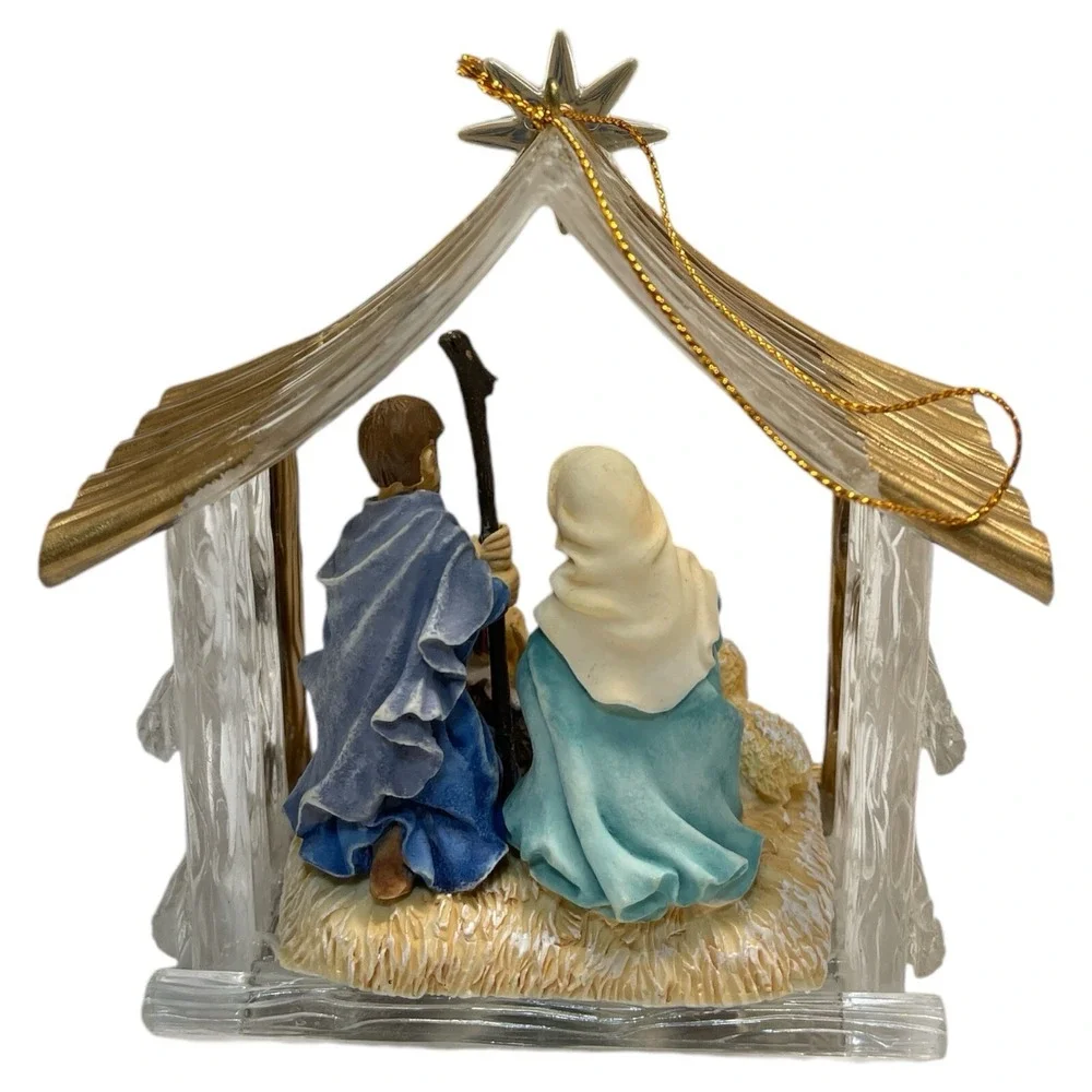 Vintage Avon 2000 Divine Nativity Ornament Non‎ Replaceable Button Cell Battery